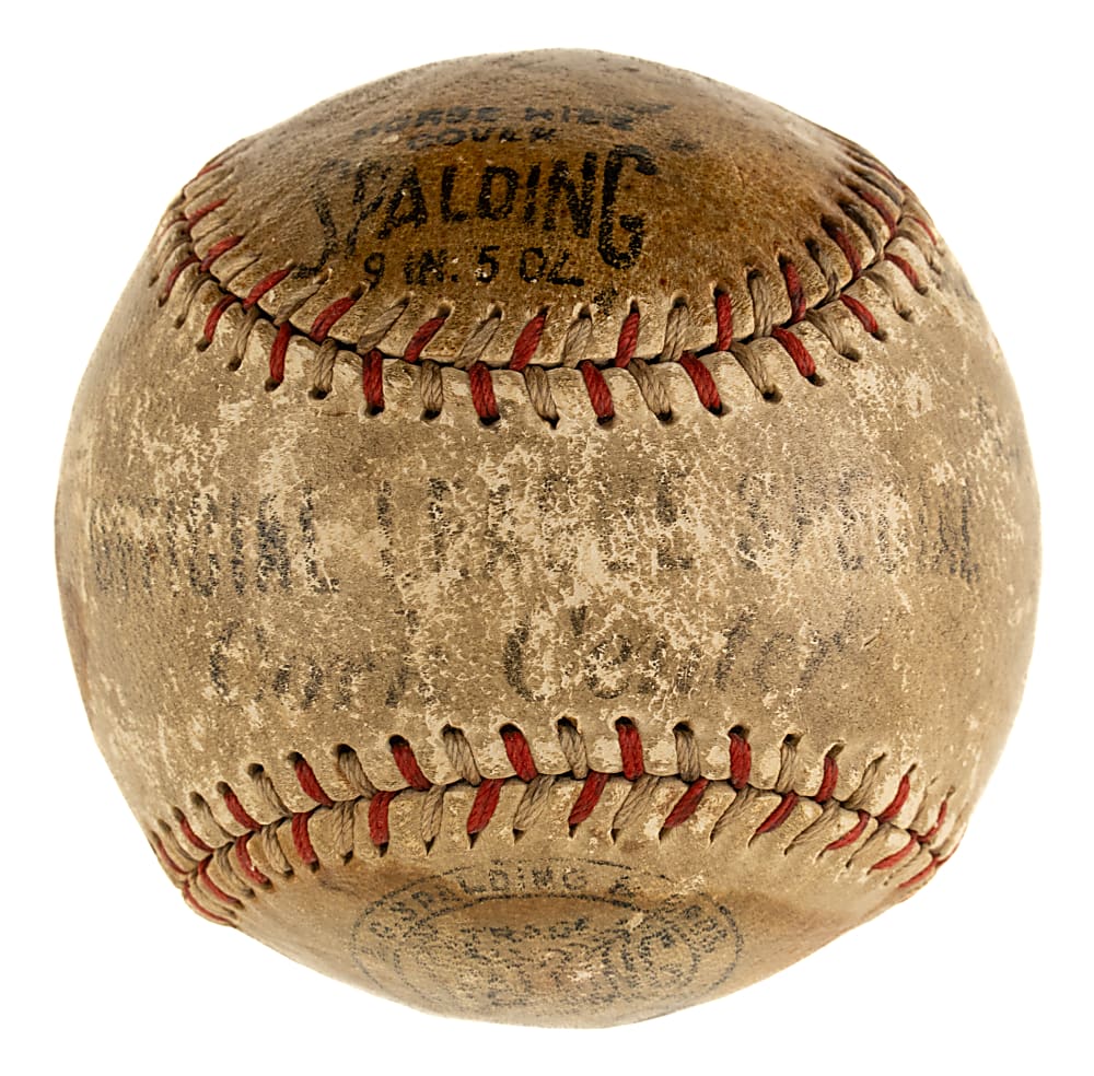 Babe Ruth and Lou Gehrig Dual-Signed Baseball - JSA