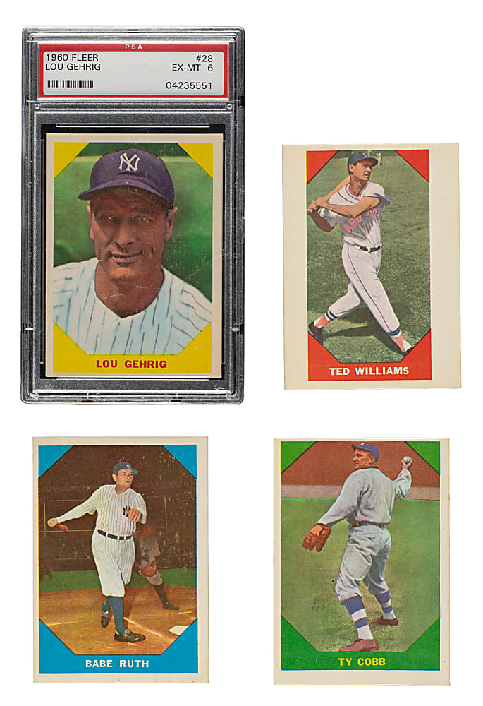 1960 Fleer All-Time Greats Complete Set (79)