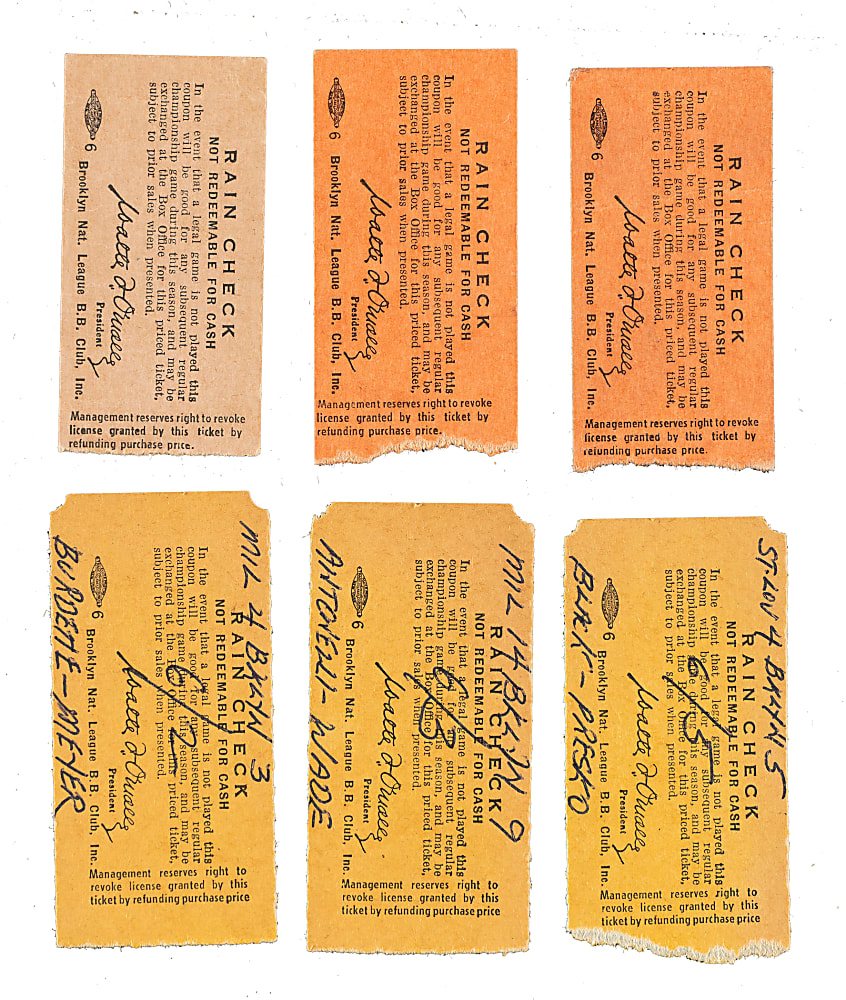 1953 Brooklyn Dodgers Ebbets Field Ticket Stub Collection (17) - All Games Featuring Jackie Robinson!