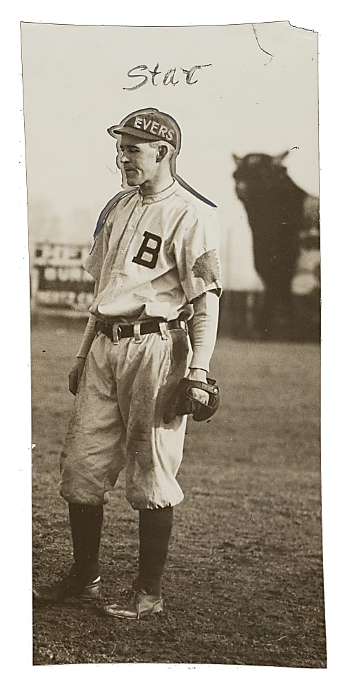 Circa 1914-1915 Johnny Evers International Film Service Original Photograph PSA/DNA Type I