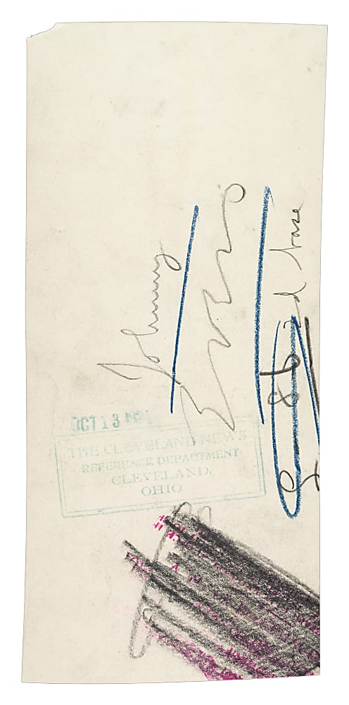 Circa 1914-1915 Johnny Evers International Film Service Original Photograph PSA/DNA Type I