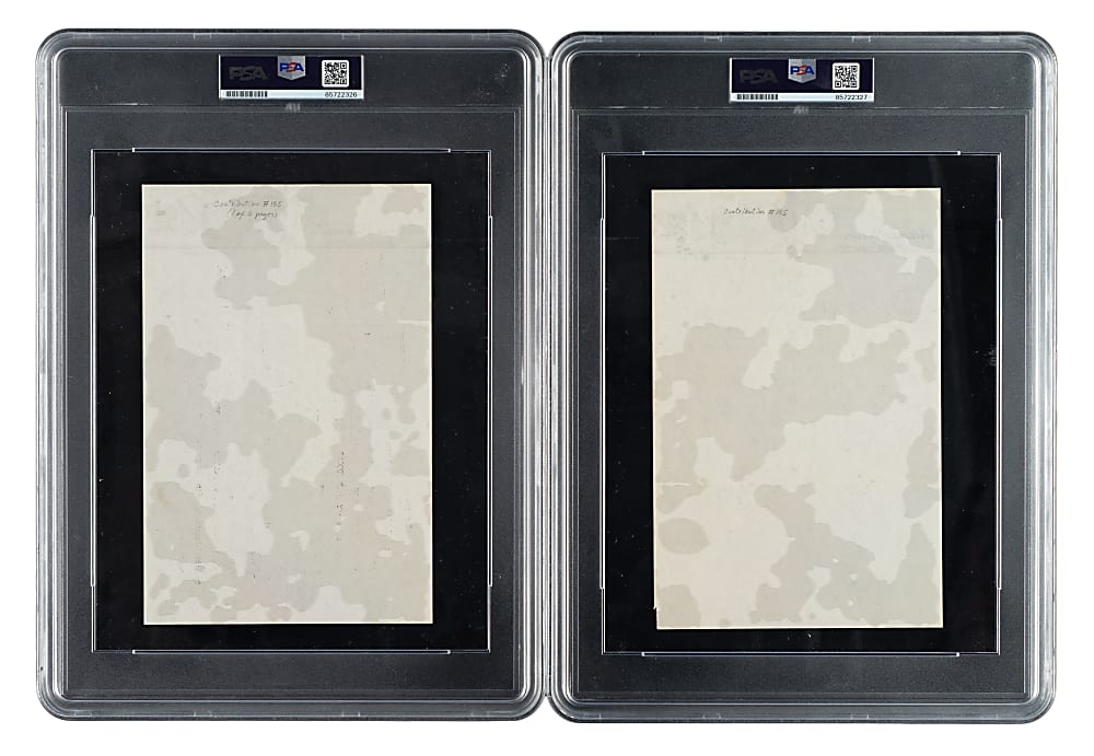 1956 Ty Cobb Two-Page Handwritten and Signed Letter - PSA/DNA