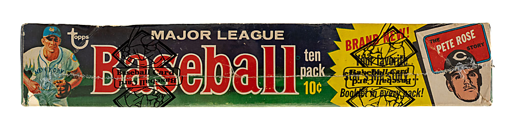 Extremely Rare 1970 Topps Unopened Fifth/Sixth/Seventh Series Wax Box (24 Packs) - BBCE