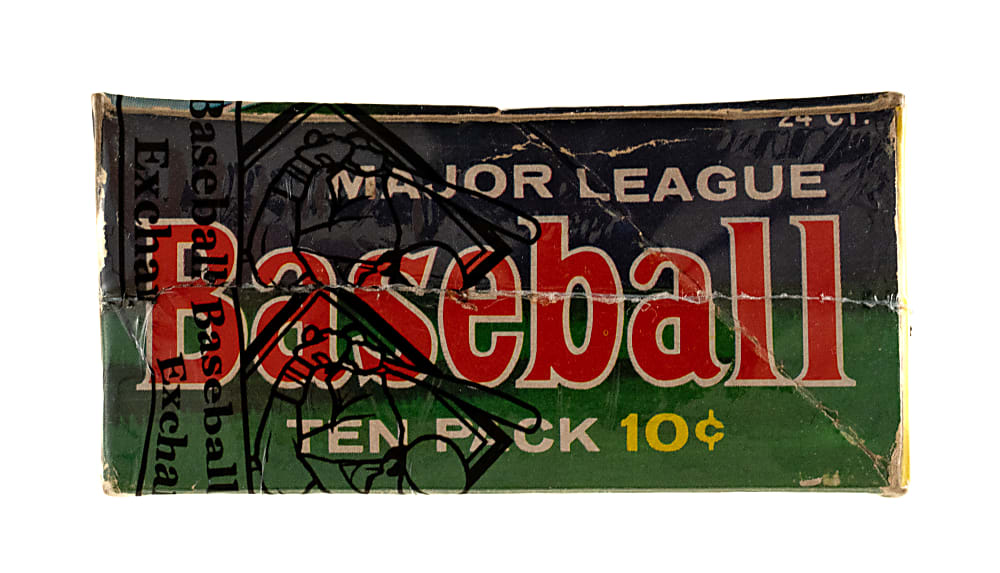 Extremely Rare 1970 Topps Unopened Fifth/Sixth/Seventh Series Wax Box (24 Packs) - BBCE
