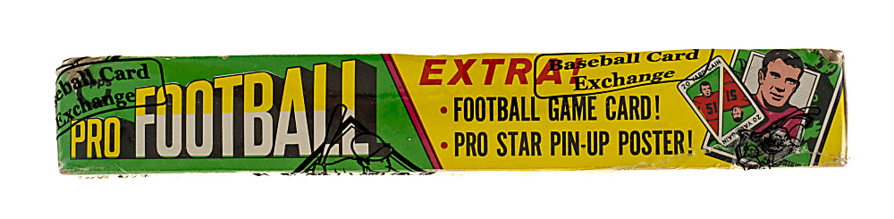 1971 Topps Football Unopened First Series Wax Box (24 Packs) - BBCE
