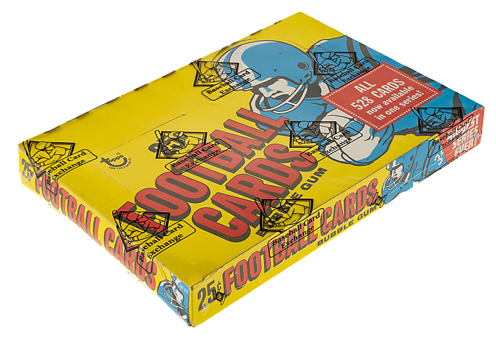 1976 Topps Football Unopened Cello Box (24 Packs) - BBCE