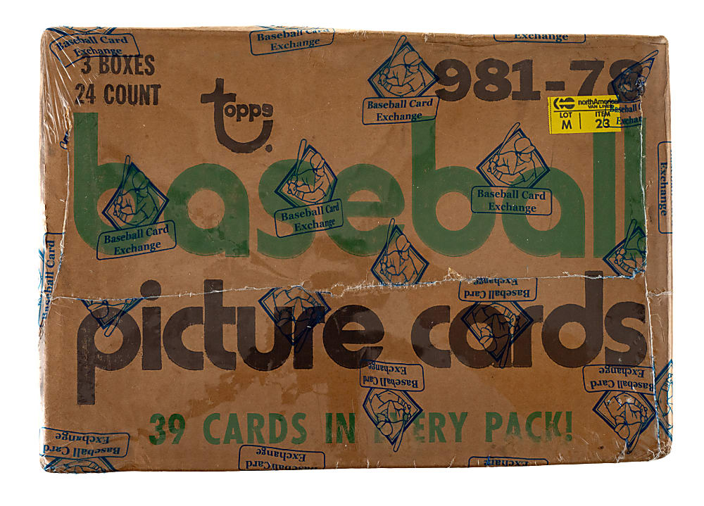 1978 Topps Factory-Sealed Unopened Rack Case (3 Boxes, 72 Packs) - BBCE