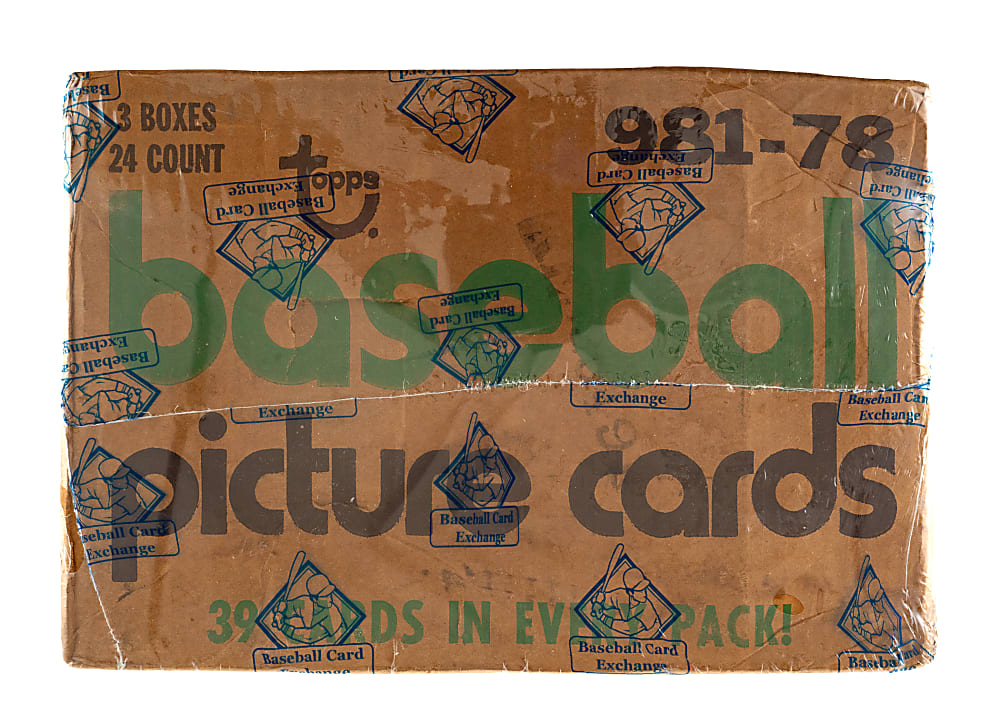 1978 Topps Factory-Sealed Unopened Rack Case (3 Boxes, 72 Packs) - BBCE