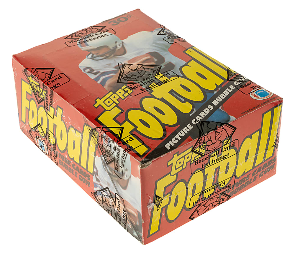 1981 Topps Football Unopened Wax Box (36 Packs) - BBCE - Joe Montana Rookie Year
