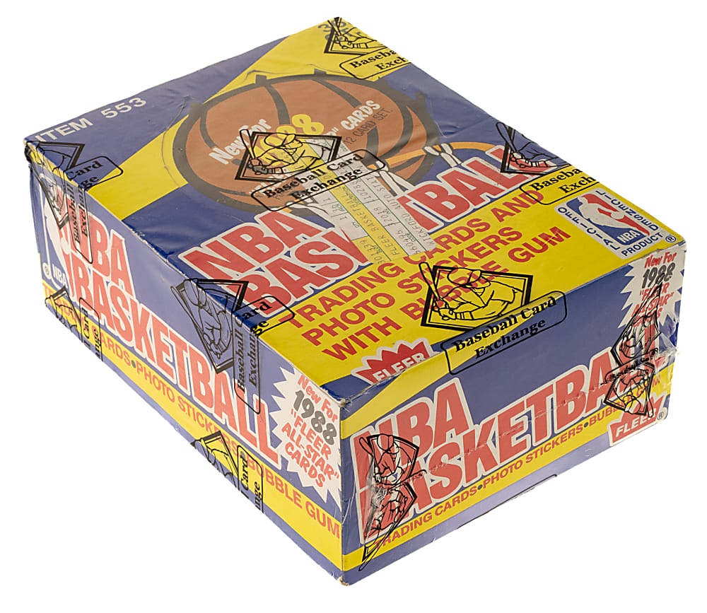 1988-1989 Fleer Basketball Unopened Wax Box (36 Packs) - BBCE