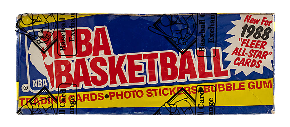 1988-1989 Fleer Basketball Unopened Wax Box (36 Packs) - BBCE