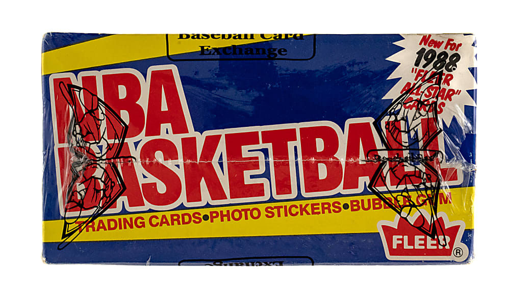 1988-1989 Fleer Basketball Unopened Wax Box (36 Packs) - BBCE