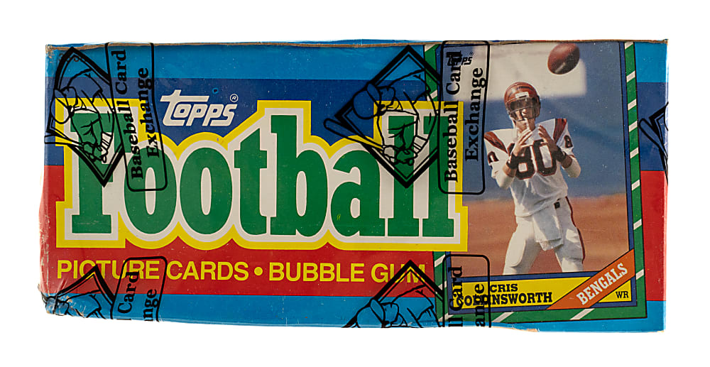1986 Topps Football Unopened Wax Box (36 Packs) - BBCE - From a Sealed Case (FASC)