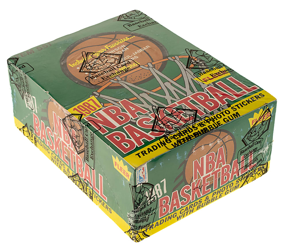 1987-1988 Fleer Basketball Unopened Wax Box (36 Packs) - BBCE