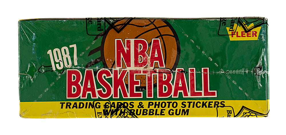 1987-1988 Fleer Basketball Unopened Wax Box (36 Packs) - BBCE