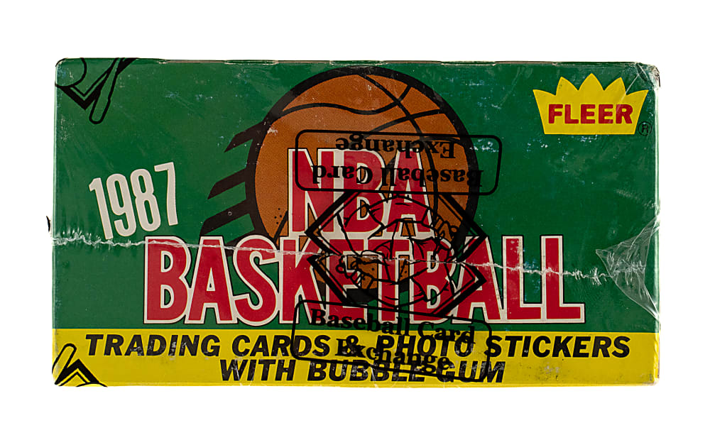 1987-1988 Fleer Basketball Unopened Wax Box (36 Packs) - BBCE