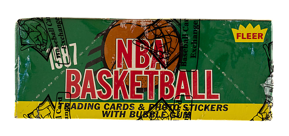 1987-1988 Fleer Basketball Unopened Wax Box (36 Packs) - BBCE