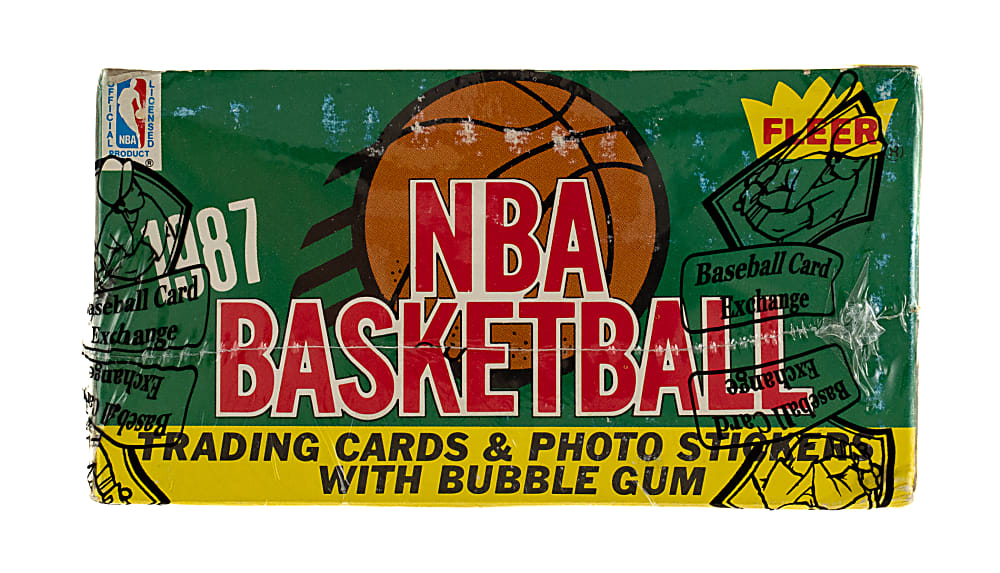 1987-1988 Fleer Basketball Unopened Wax Box (36 Packs) - BBCE