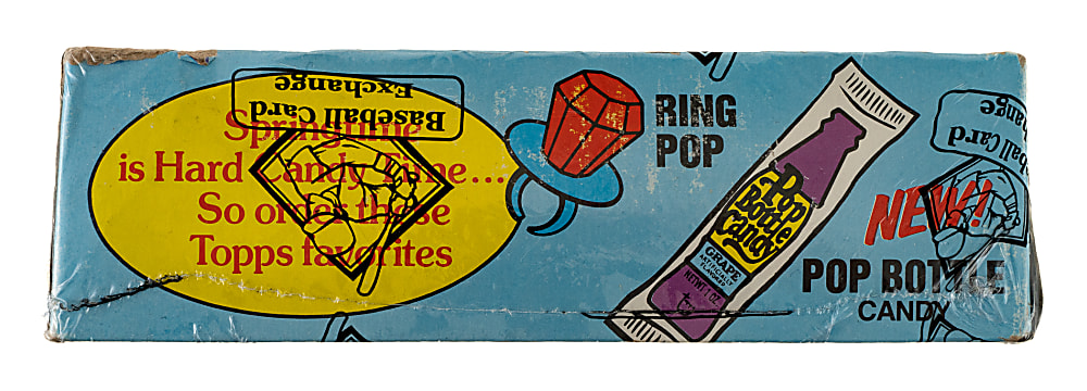 1980 Topps Unopened Super Cello Pack Box (24 Packs) - BBCE - Rickey Henderson Rookie Year