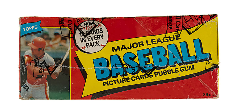 1980 Topps Unopened Wax Box (36 Packs) - BBCE - Rickey Henderson Rookie Year