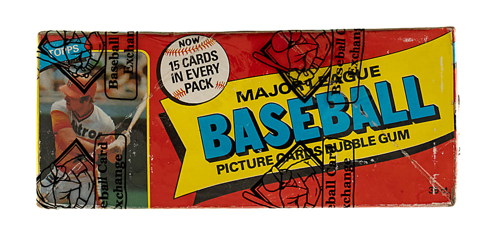 1980 Topps Unopened Wax Box (36 Packs) - BBCE - Rickey Henderson Rookie Year