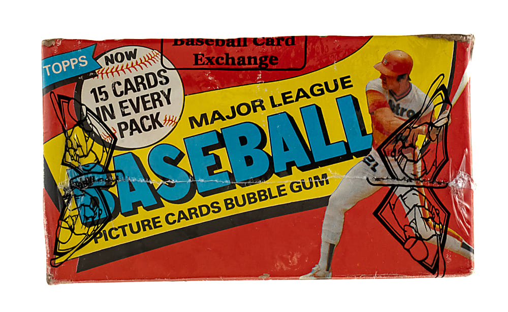 1980 Topps Unopened Wax Box (36 Packs) - BBCE - Rickey Henderson Rookie Year