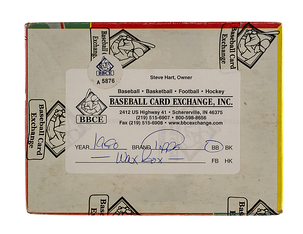 1980 Topps Unopened Wax Box (36 Packs) - BBCE - Rickey Henderson Rookie Year