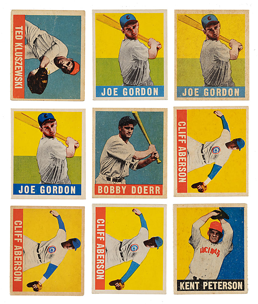 1948-1949 Leaf Near-Complete Standard Set (43/49) Plus 37 Duplicates Including 15 PSA- and SGC-Graded Cards