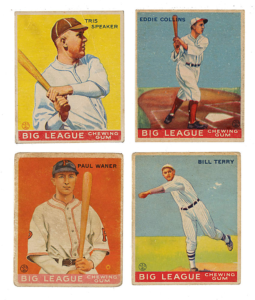 1933 R319 Goudey Collection (38) Including Eight Hall of Famers