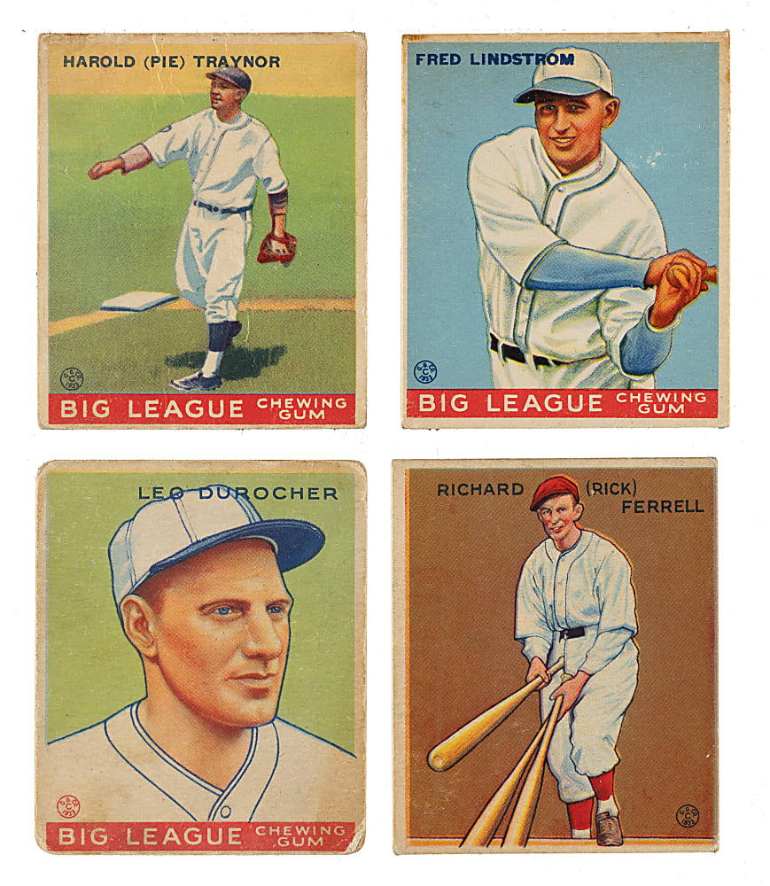 1933 R319 Goudey Collection (38) Including Eight Hall of Famers