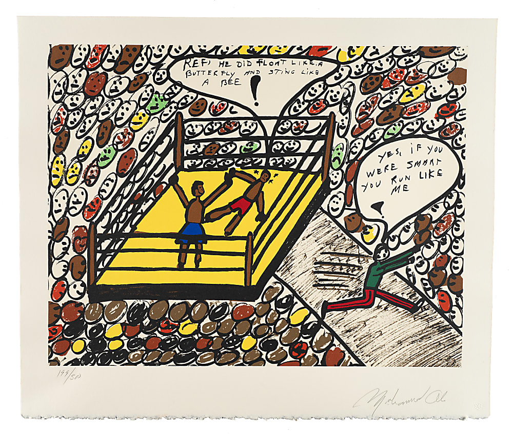 Muhammad Ali Signed Limited-Edition Silkscreen Print - JSA