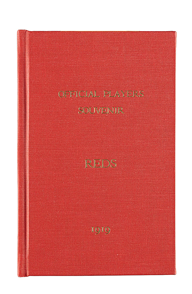 1919 Cincinnati Reds Yearbook