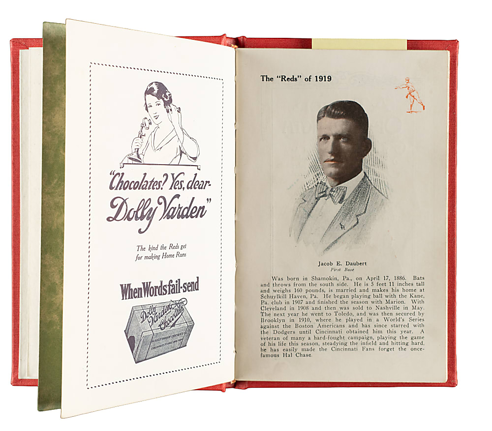 1919 Cincinnati Reds Yearbook