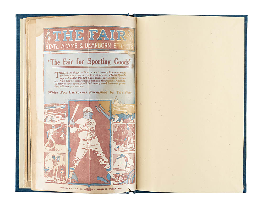 Rare 1919 Chicago White Sox (vs. Cincinnati Reds) World Series Game 8 Program - "Black Sox" Scandal