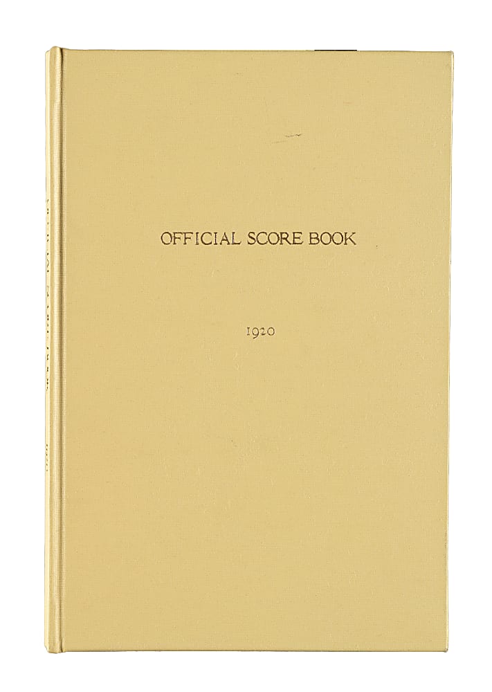 1920 Chicago White Sox (vs. Cleveland Indians) Program with Joe Jackson, Eddie Cicotte, and Eddie Collins in Lineup