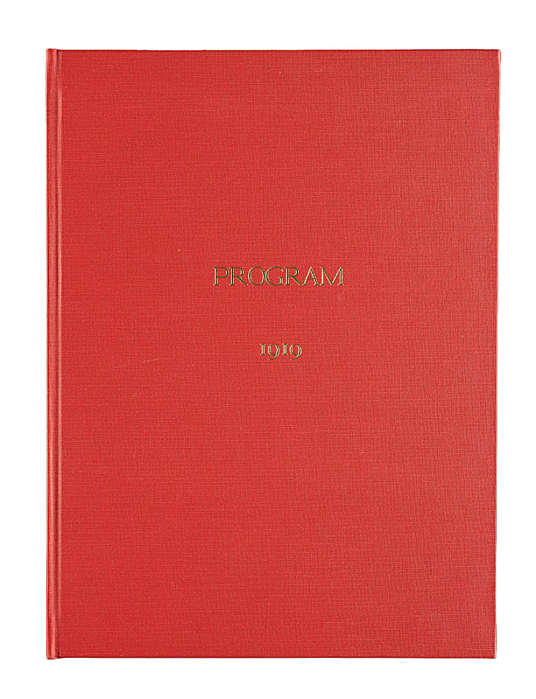 1919 Cincinnati Reds (vs. Chicago White Sox) World Series Game 2 Program