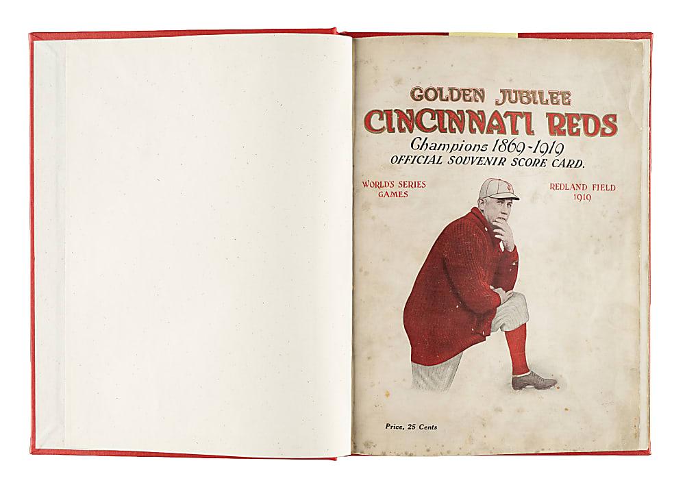 1919 Cincinnati Reds (vs. Chicago White Sox) World Series Game 2 Program
