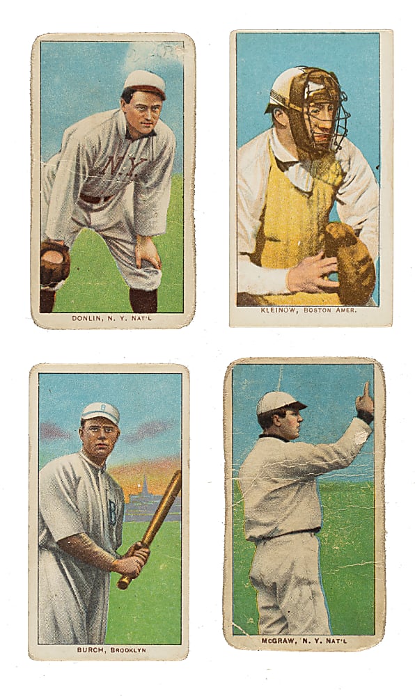 1909-1911 T206 White Border Collection (82) Including John McGraw