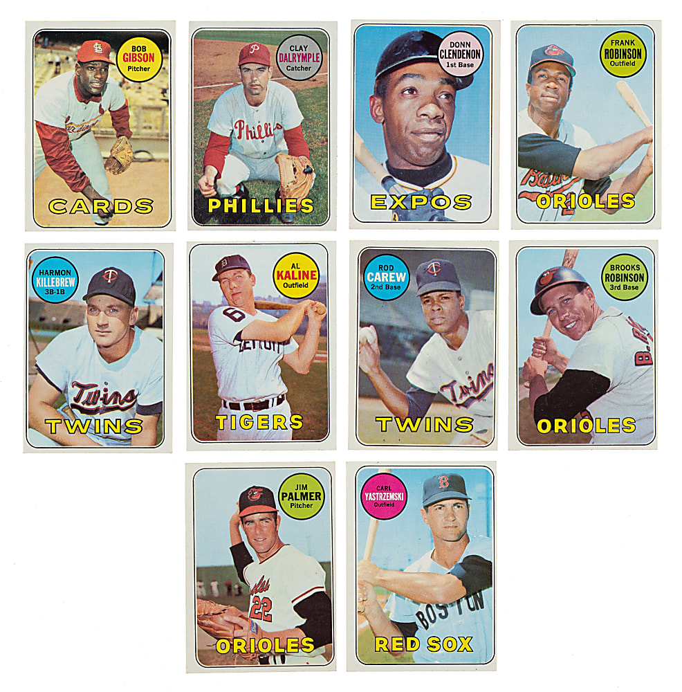 1969 Topps Near-Complete Master Set (664 Cards Plus 27 Variations)