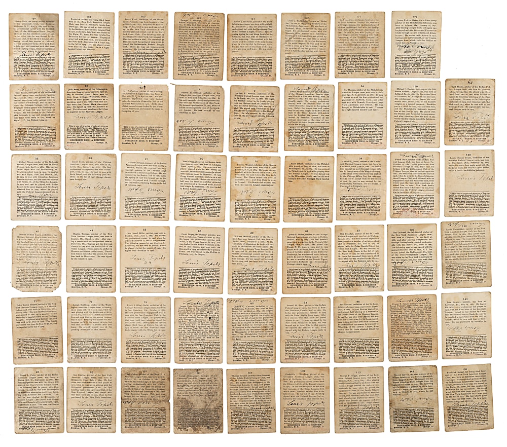 1914 and 1915 E145 Cracker Jack Collection (57) Including Chick Gandil ("Black Sox")