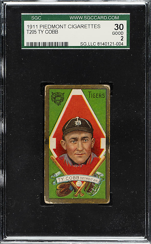 1911 T205 Gold Border Ty Cobb SGC GOOD 30