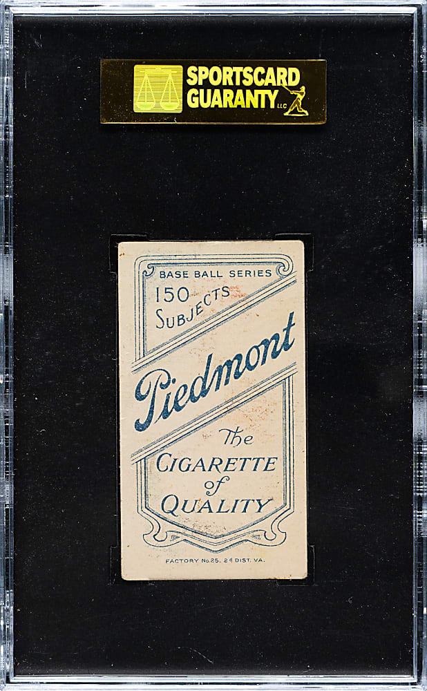 1909-1911 T206 White Border Christy Mathewson White Cap SGC GOOD 30