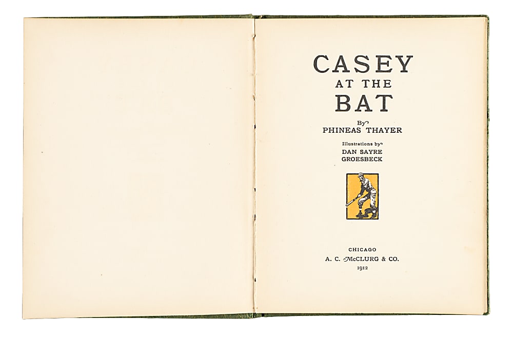 1912 Casey at the Bat Book