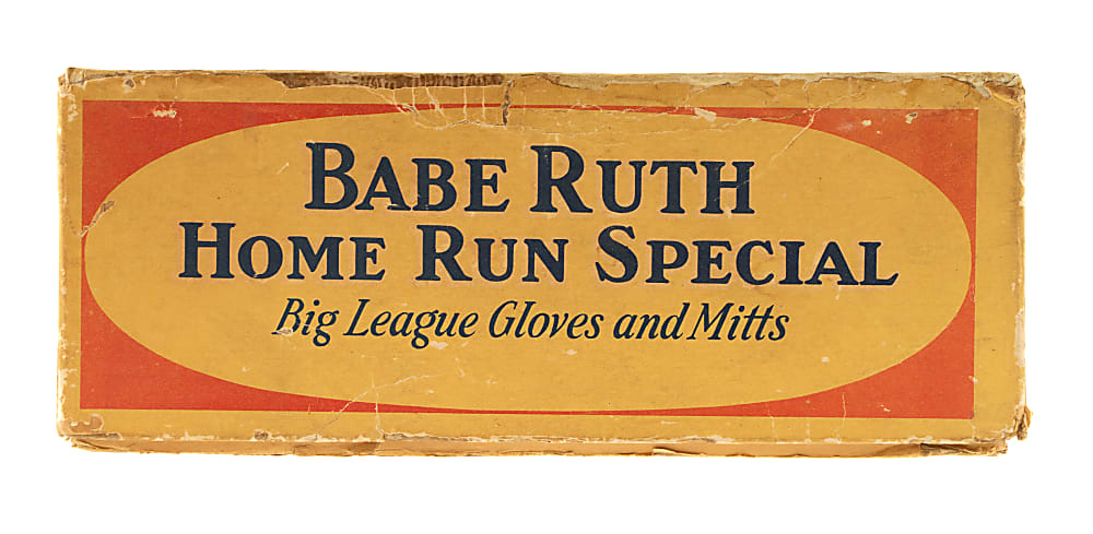 Late 1920s-Early 1930s Babe Ruth "Home Run Special" Glove with Original Box
