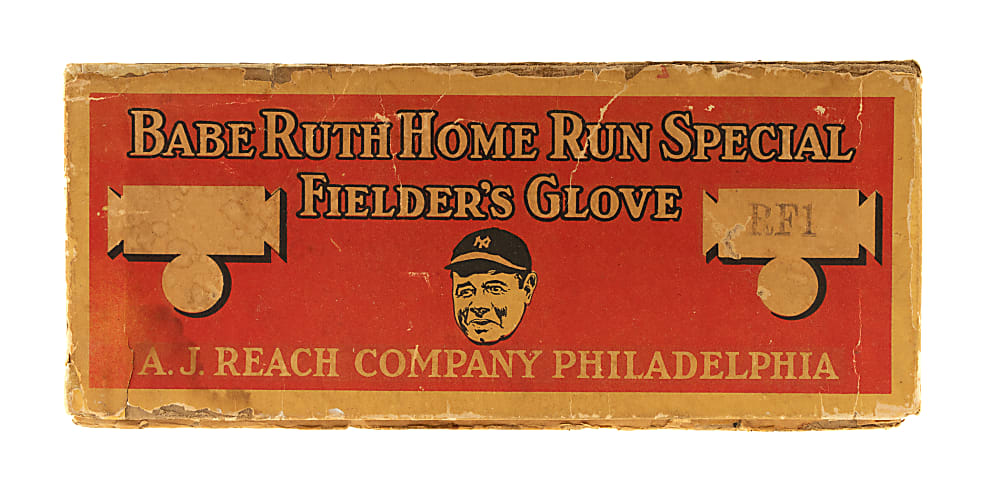 Late 1920s-Early 1930s Babe Ruth "Home Run Special" Glove with Original Box