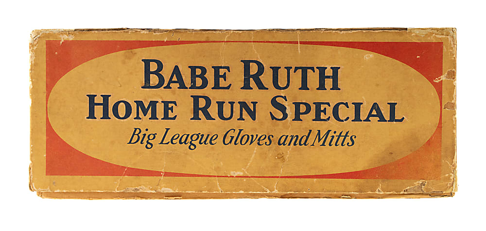 Late 1920s-Early 1930s Babe Ruth "Home Run Special" Glove with Original Box