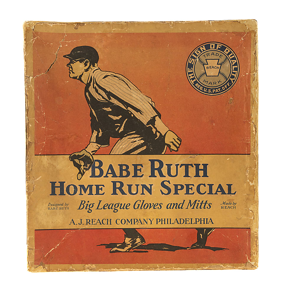 Late 1920s-Early 1930s Babe Ruth "Home Run Special" Glove with Original Box