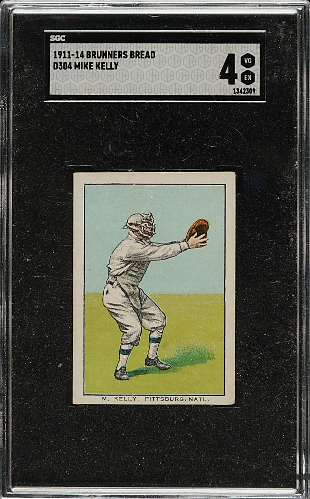 1911-1914 D304 Brunners Bread Mike Kelly SGC VG/EX 4