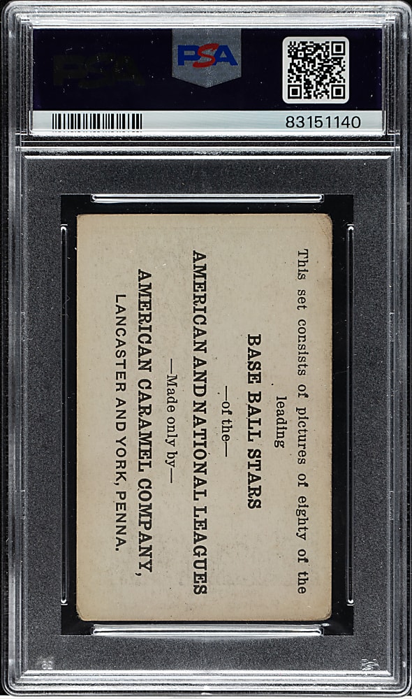 1921 E121 American Caramel (Series of 80) "Babe" Ruth PSA GOOD 2