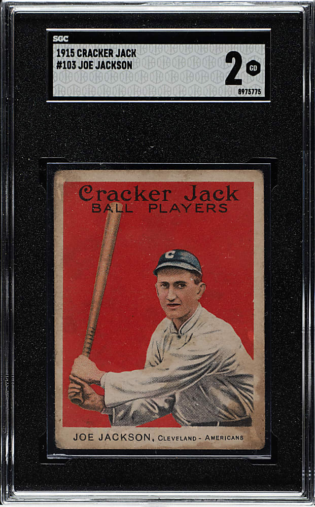 1915 E145 Cracker Jack #103 Joe Jackson SGC GOOD 2
